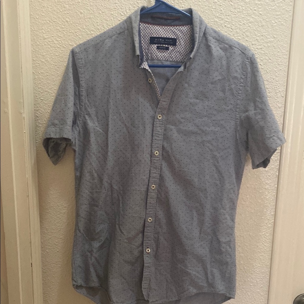 Zara Man Men's Short Sleeve Shirt